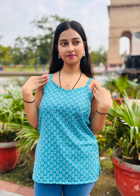 Saiyaara neck design short kurti